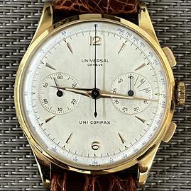 Universal Genève Uni-Compax Rose Gold Anni '50