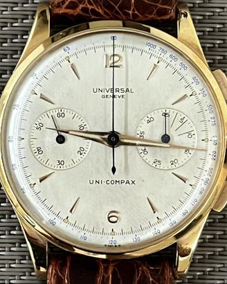 Universal Genève Uni-Compax Rose Gold Anni '50