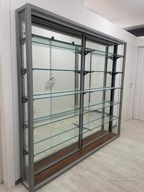 Vetrina Scaffalata retro specchio