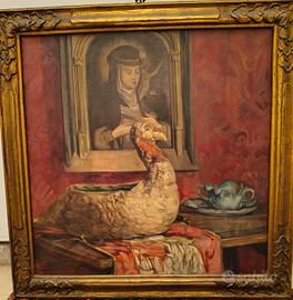 Quadro raffigurante un interno