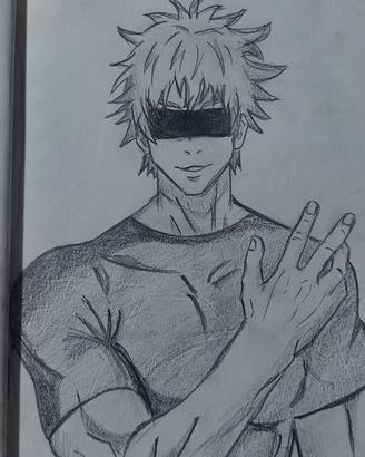 Disegno handmade Satoru Gojo