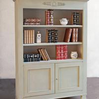 LIBRERIA SCAFFALE VERDE SALVIA