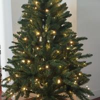 albero di Natale nuovo con luci led inserite