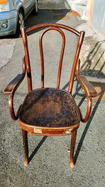 sedia antica "comoda" fine 800 primi 900