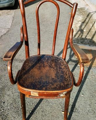 sedia antica "comoda" fine 800 primi 900