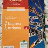 Libro TALENT DTA Impresa turismo 1 classe terza