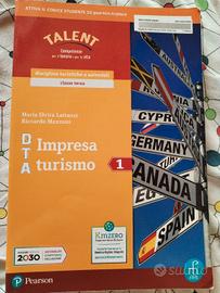 Libro TALENT DTA Impresa turismo 1 classe terza