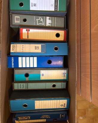 Raccoglitori ( dieci) ad anelli