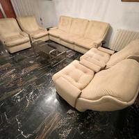 Divano con poltrone singole 7 posti