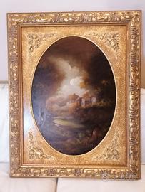 quadro paesaggio fiammingo di Angelo bondani