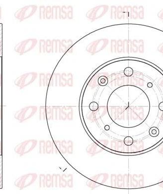 DF6063.10 COPPIA DISCHI FRENO ANTERIORI ROVER 200 