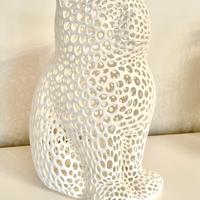 Gatto scheletrato altezza 36 cm