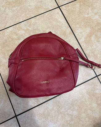 Zaino / Borsa Liu Jo Rosso in ecopelle come nuovo