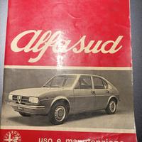 Manuale Uso & Manutenzione ALFA ROMEO ALFASUD orig