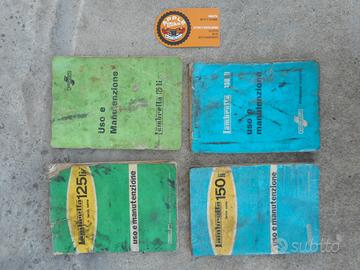 libretto uso manutenzione lambretta 125 150 LI