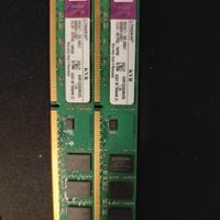 memoria RAM DDR3 4gb 2x2 Kingston 