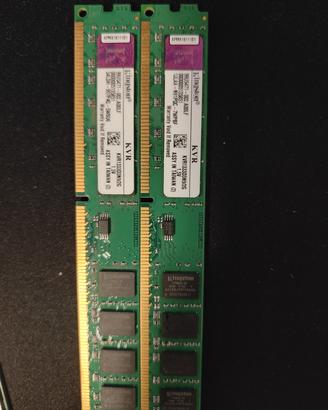 memoria RAM DDR3 4gb 2x2 Kingston 