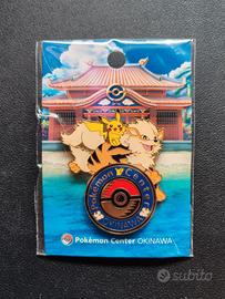 Pin Esclusiva Pokemon Center Okinawa Sigillata 