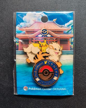 Pin Esclusiva Pokemon Center Okinawa Sigillata 