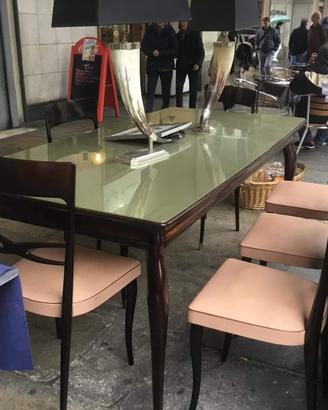 Tavolo e sedie anni 60 design Ico Parisi Gio Ponti