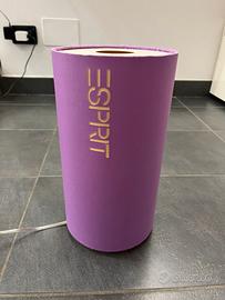 Lampada di design ESPRIT lilla in tessuto