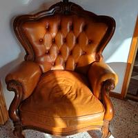 Poltrona in pelle