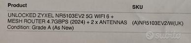 Modem 5G Zyxel NR5103EV2