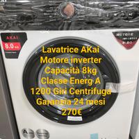 Lavatrice AKai 8kg 