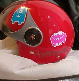 Casco Moto Bambino Kappa Junior Bubble demi-jet