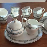 servizio da caffè in porcellana per 10 persone
