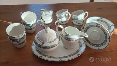 servizio da caffè in porcellana per 10 persone