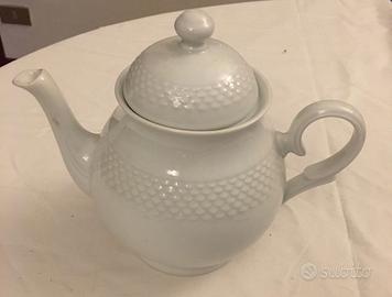 Teiera in fine porcellana bianca Schumann Arzberg