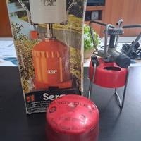 lampada e fornello camping