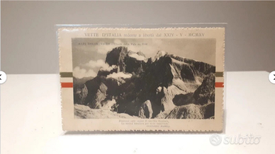 cartolina postale vette d'italia veneto