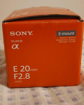 Obiettivo Sony SEL-20F28 – E-Mount
