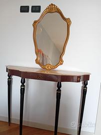 Consolle con specchiera anni 60