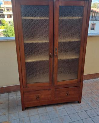 vetrina liberty ciliegio massello 