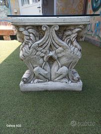 Imponenti Sostegni scultura Leone Alato 