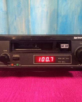 Autoradio vintage AUTOVOX AX-830 FMS con cassette