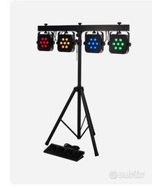 tre piedi  porta luci disco feste consolle 