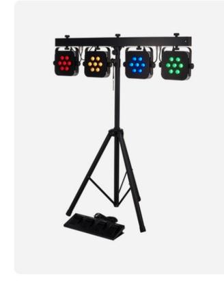 tre piedi  porta luci disco feste consolle 