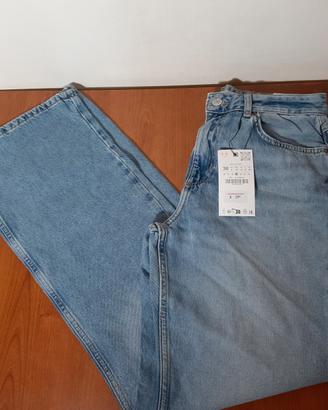 jeans zara bootcut fit eu 38 donna