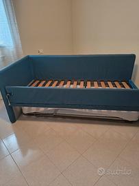 Moretti compact letto con sponda imbottito 