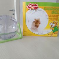 Palla per criceti Living World atossica Nuova