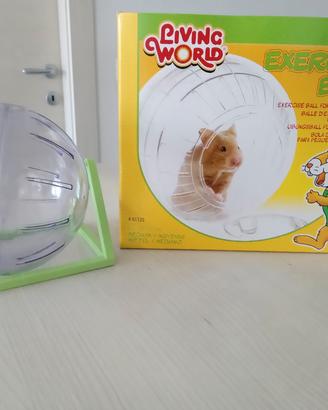 Palla per criceti Living World atossica Nuova