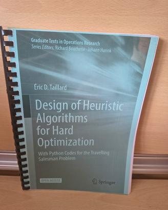 Design of Heuristic Algorithms Hard Optimization 
