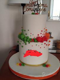 Torta Finta Prima Comunione 