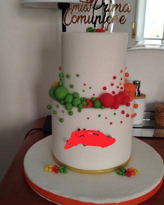 Torta Finta Prima Comunione 