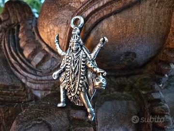 Ciondolo Dea Kali in metallo - Amuleto spirituale