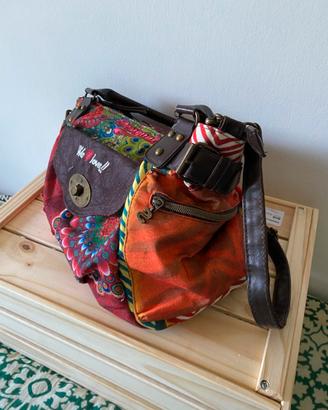 Lotto 2 borse donna - Desigual + borsa grigio tort